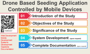 Drone Based Seeding Application Controlled by Mobile Devices