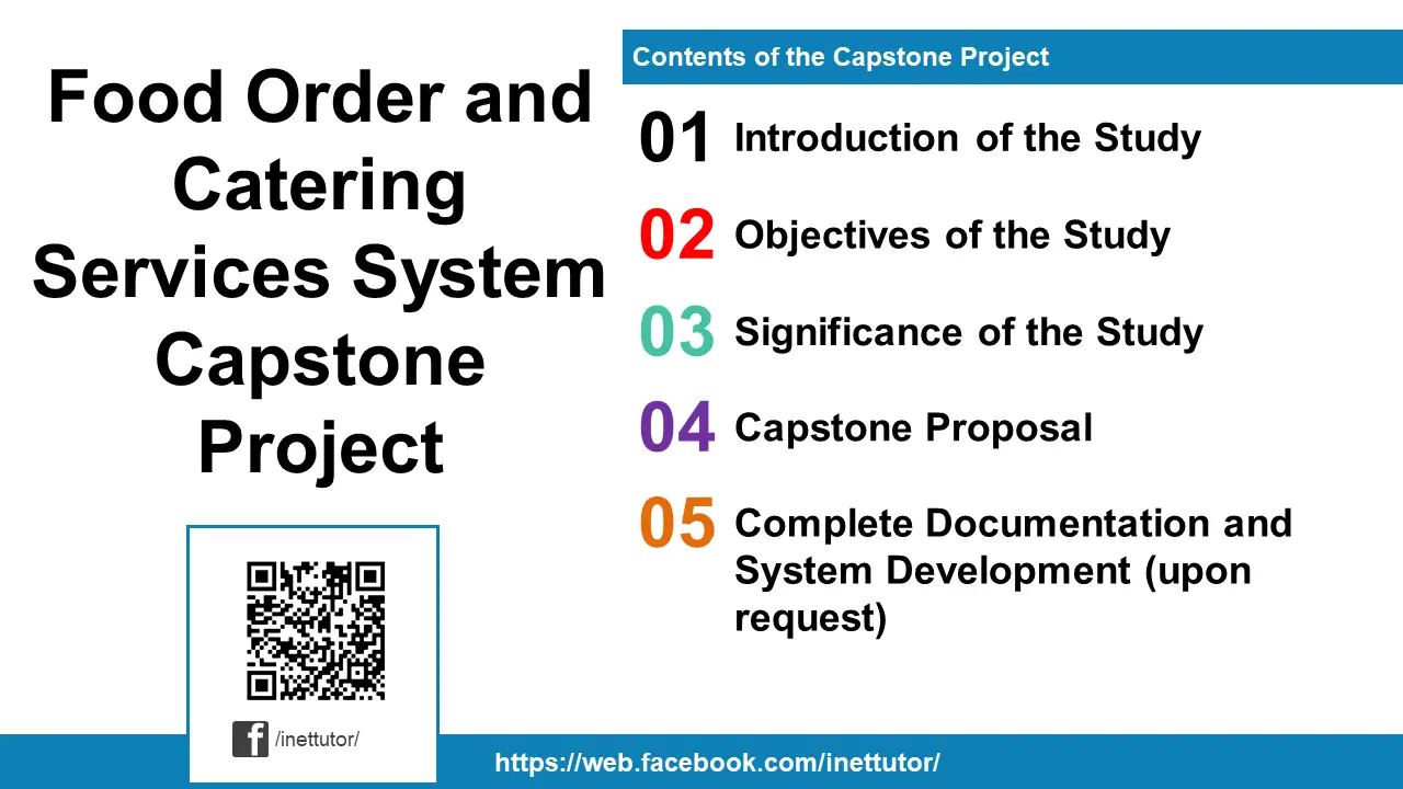 Food Order and Catering Services System Capstone Project
