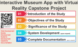 Interactive Museum App with Virtual Reality Capstone Project