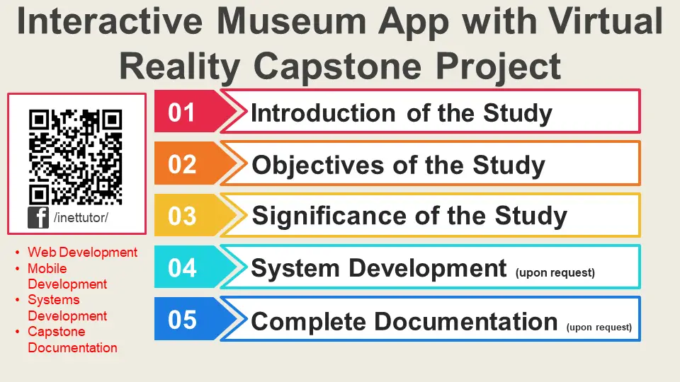 Interactive Museum App with Virtual Reality Capstone Project