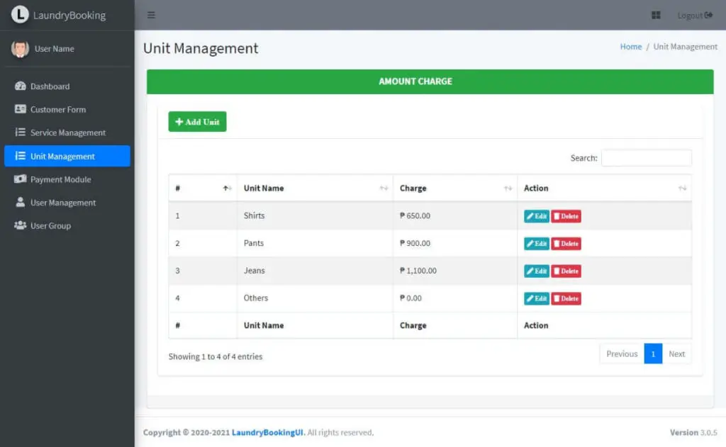 Booking System Template Free Download