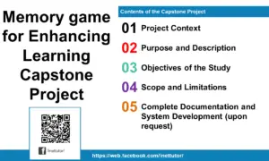Memory game for Enhancing Learning Capstone Project