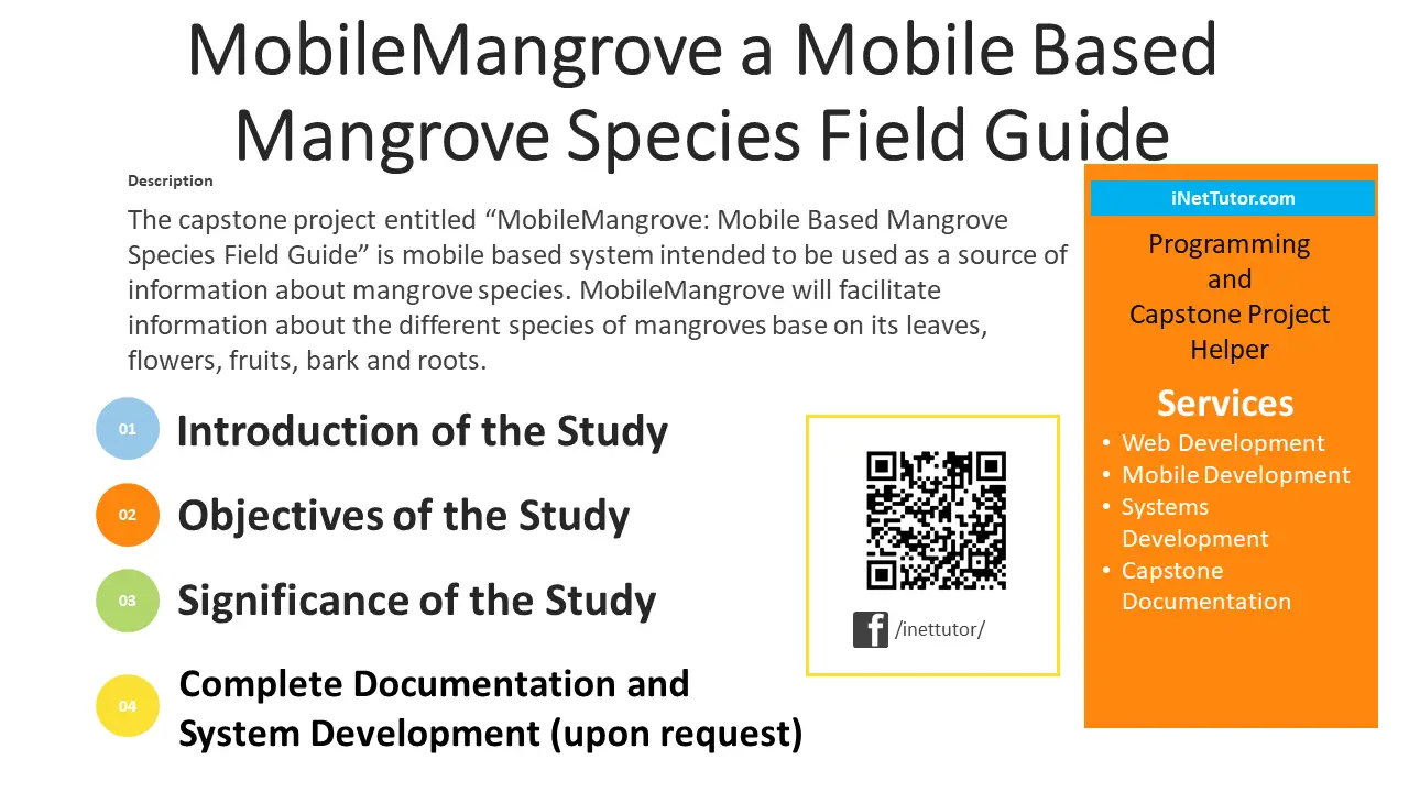 MobileMangrove a Mobile Based Mangrove Species Field Guide