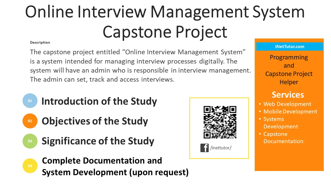 Online Interview Management System Capstone Project