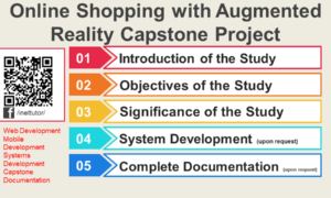 Online Shopping with Augmented Reality Capstone Project