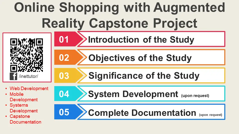 Online Shopping with Augmented Reality Capstone Project