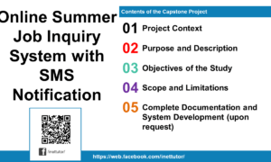 Online Summer Job Inquiry System with SMS Notification