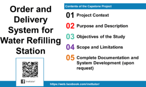 Order and Delivery System for Water Refilling Station