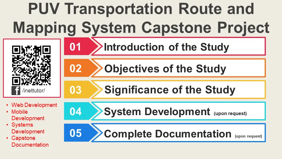 PUV Transportation Route and Mapping System Capstone Project