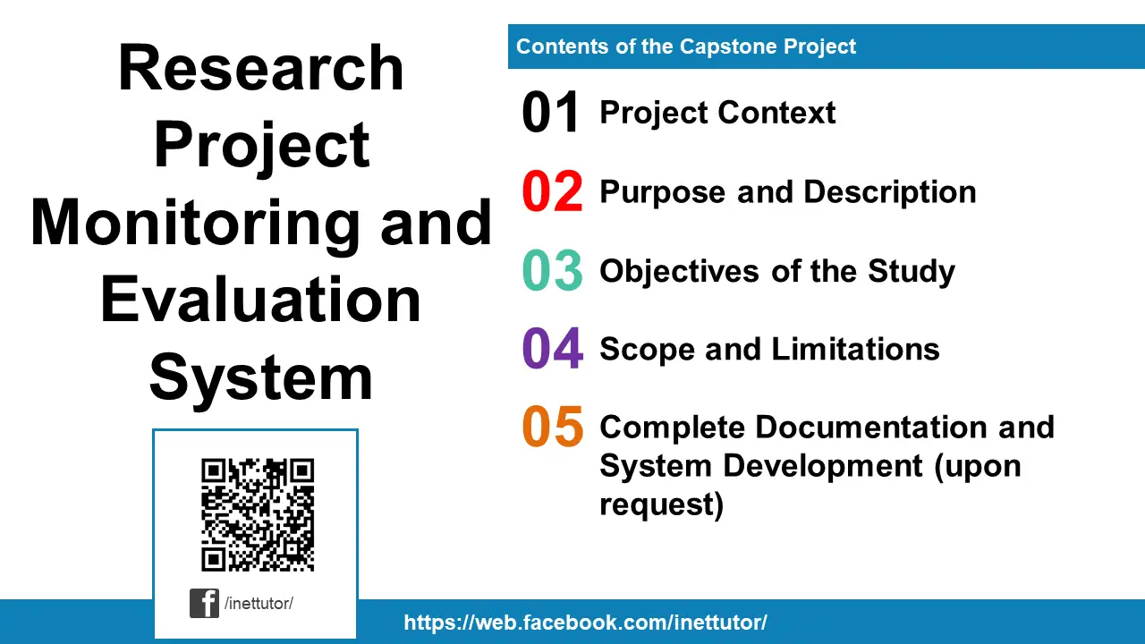 Research Project Monitoring and Evaluation System