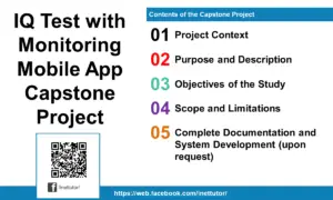 IQ Test with Monitoring Mobile App Capstone Project