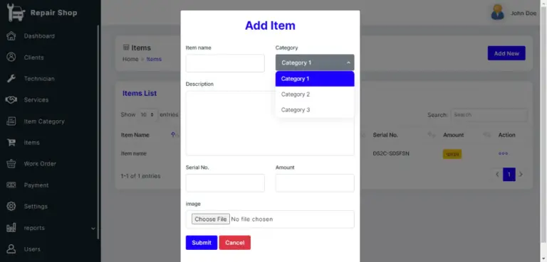 Repair Shop Management System Free Download 2024 - iNetTutor.com