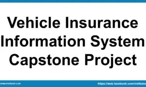 Vehicle Insurance Information System Capstone Project