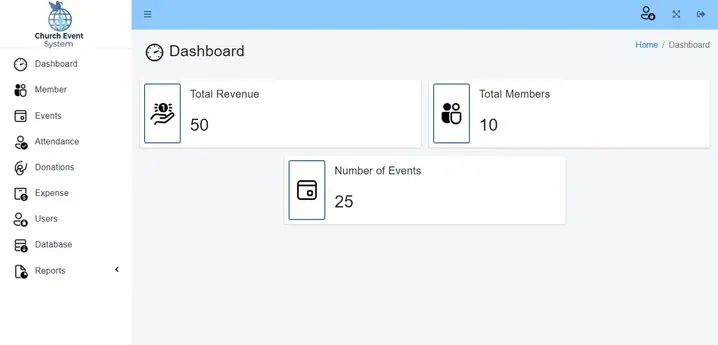 Church Management System Project Documentation | Free Source Code