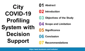 City COVID-19 Profiling System with Decision Support