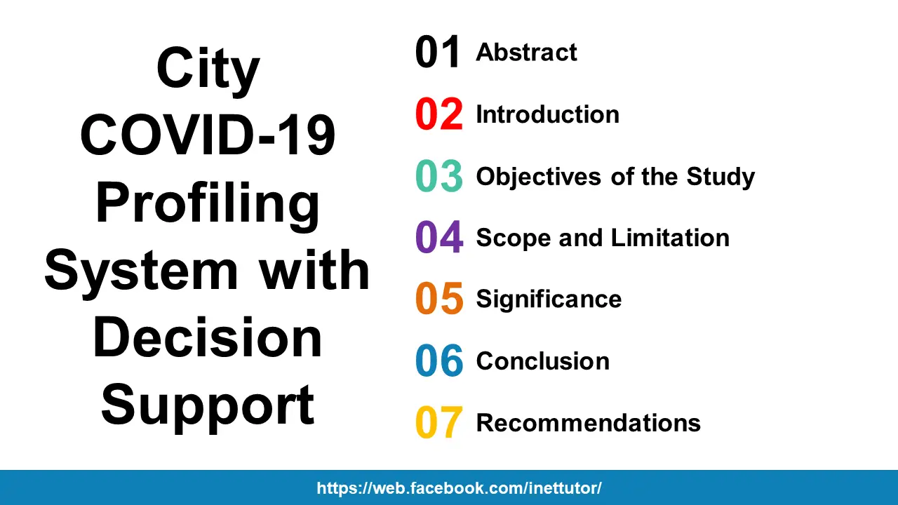 City COVID-19 Profiling System with Decision Support