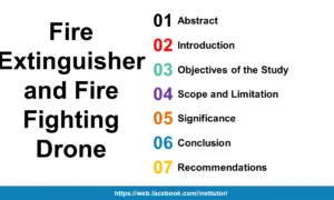 Fire Extinguisher and Fire Fighting Drone