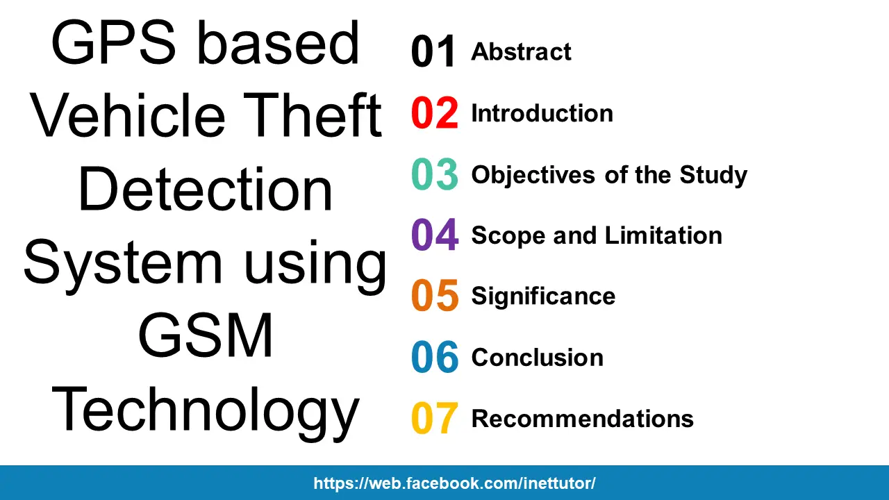 GPS based Vehicle Theft Detection System using GSM Technology