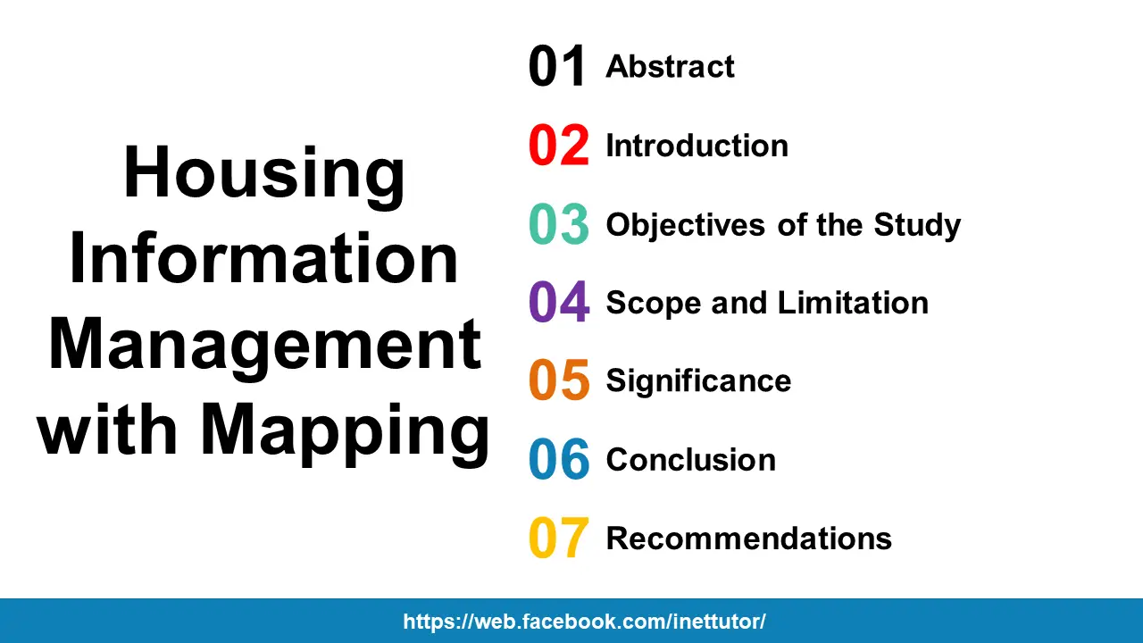 Housing Information Management with Mapping