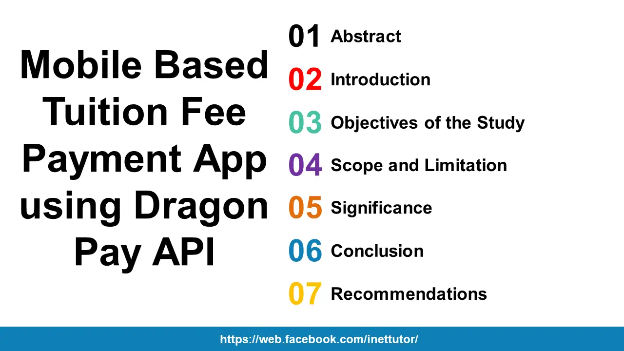 Mobile Based Tuition Fee Payment App using Dragon Pay API