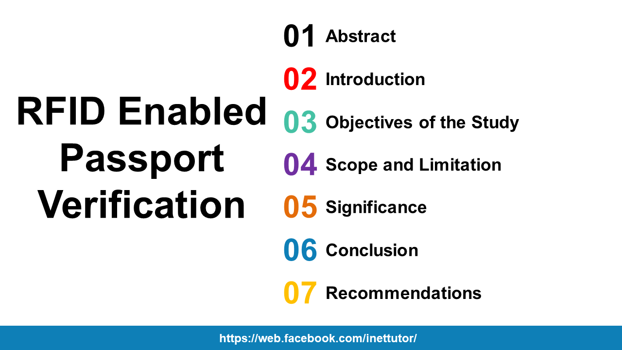 RFID Enabled Passport Verification