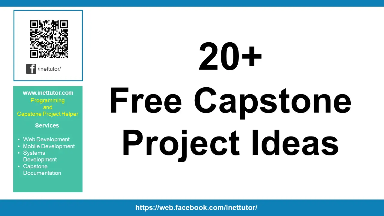 20+ Free Capstone Project Ideas