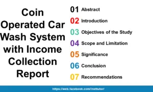 Coin Operated Car Wash System with Income Collection Report