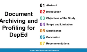 Document Archiving and Profiling for DepEd