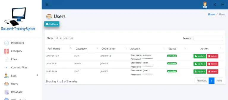 Document Tracking System Free Download - Free Template 2024