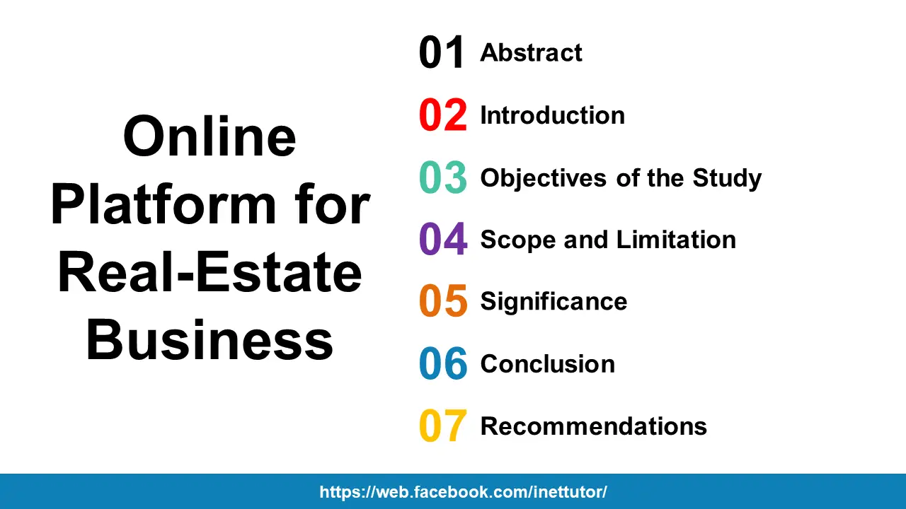 Online Platform for Real-Estate Business