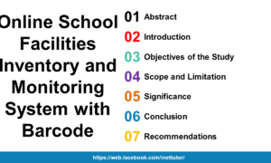 Online School Facilities Inventory and Monitoring System with Barcode
