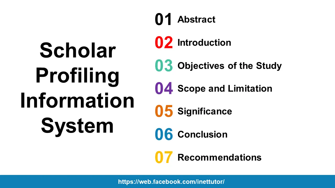 Scholar Profiling Information System