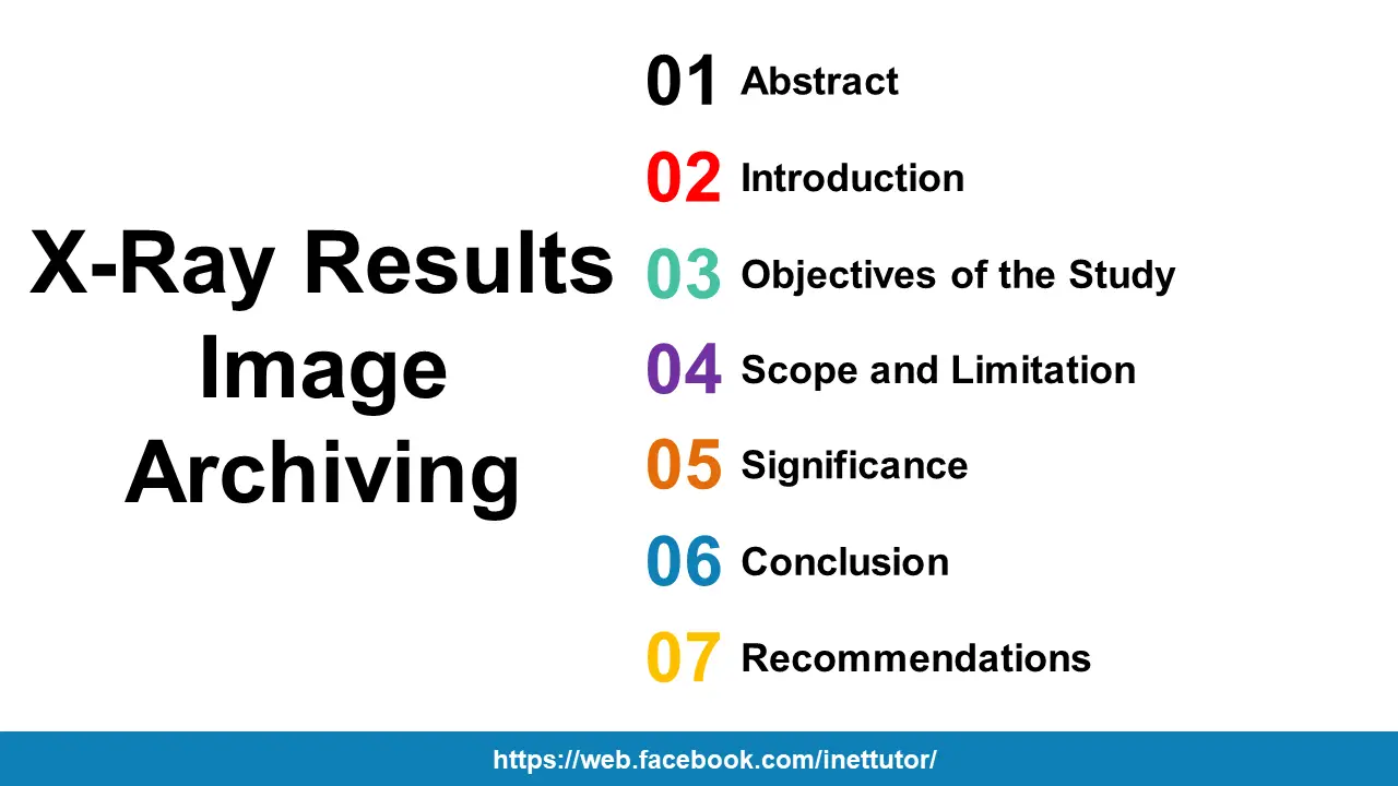 X-Ray Results Image Archiving