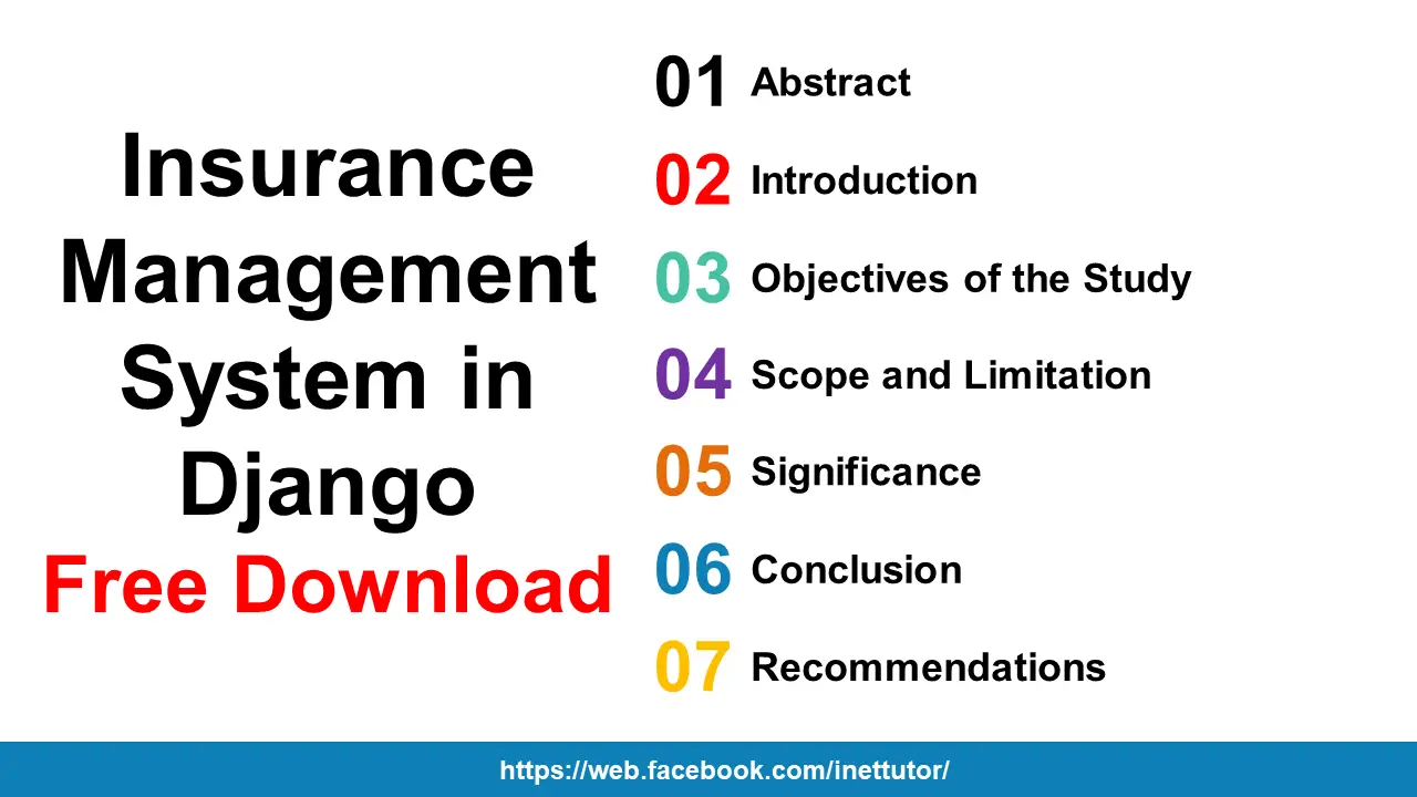 Insurance Management System in Django