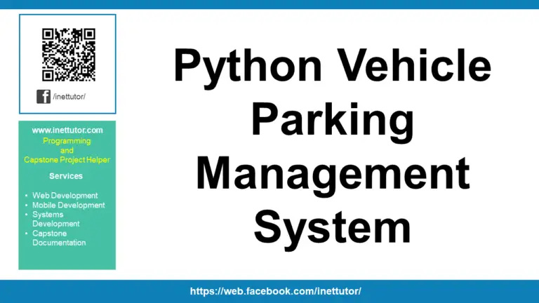 Python Vehicle Parking Management System - Free Source code 2025