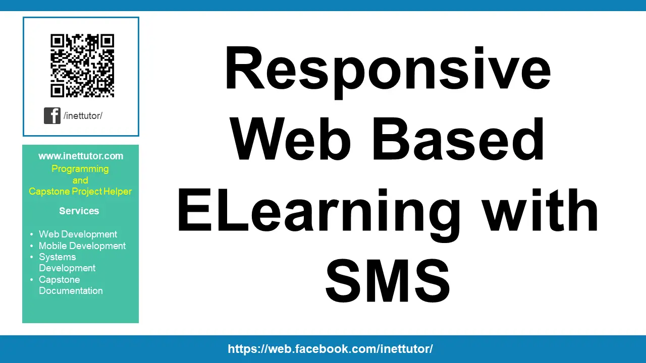 Responsive Web Based ELearning with SMS