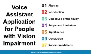 Voice Assistant Application for People with Vision Impairment