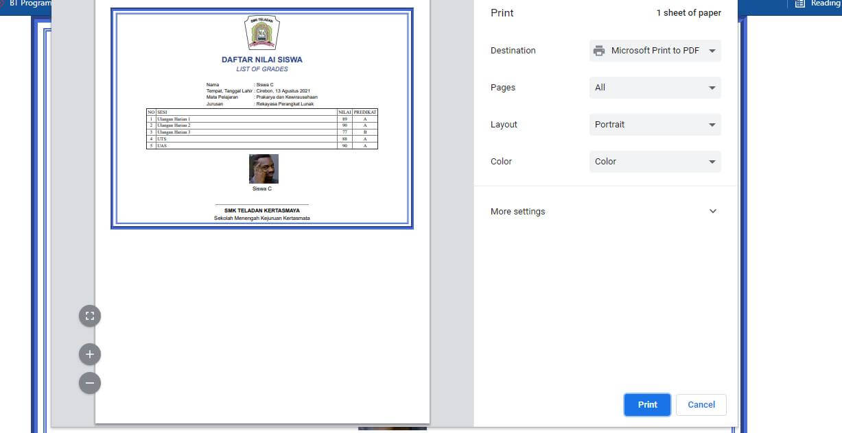 Web-based Vocational Level E-Assessment Application - Screenshot 7
