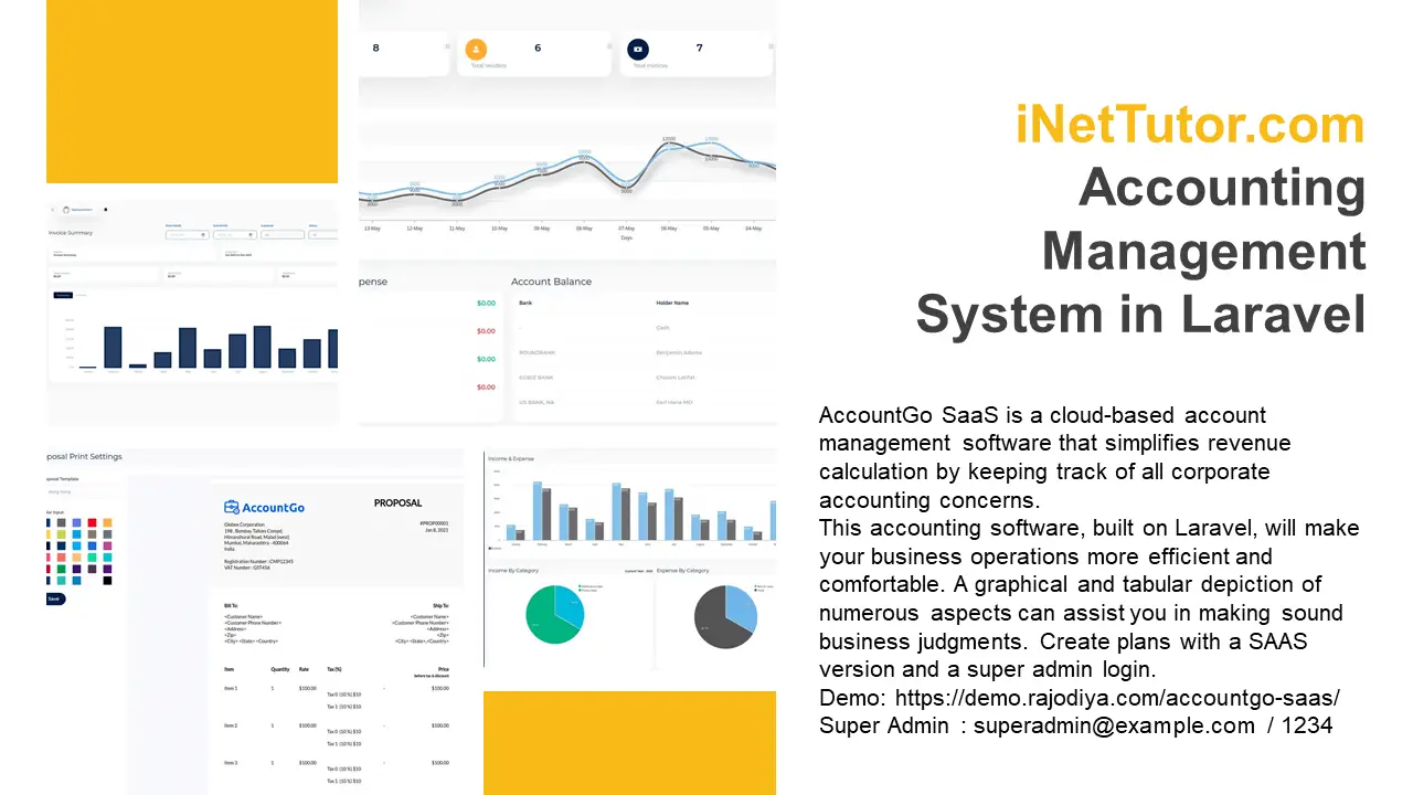 Accounting Management System in Laravel