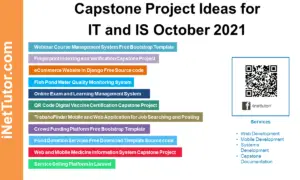Capstone Project Ideas for IT and IS October 2021