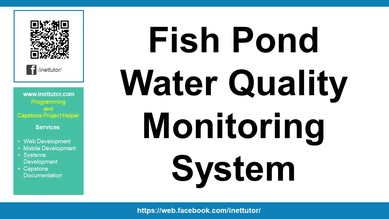 Fish Pond Water Quality Monitoring System