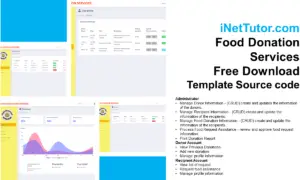 Food Donation Services Free Download Template Source code