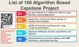 List of 100 Algorithm Based Capstone Project