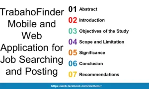 TrabahoFinder Mobile and Web Application for Job Searching and Posting