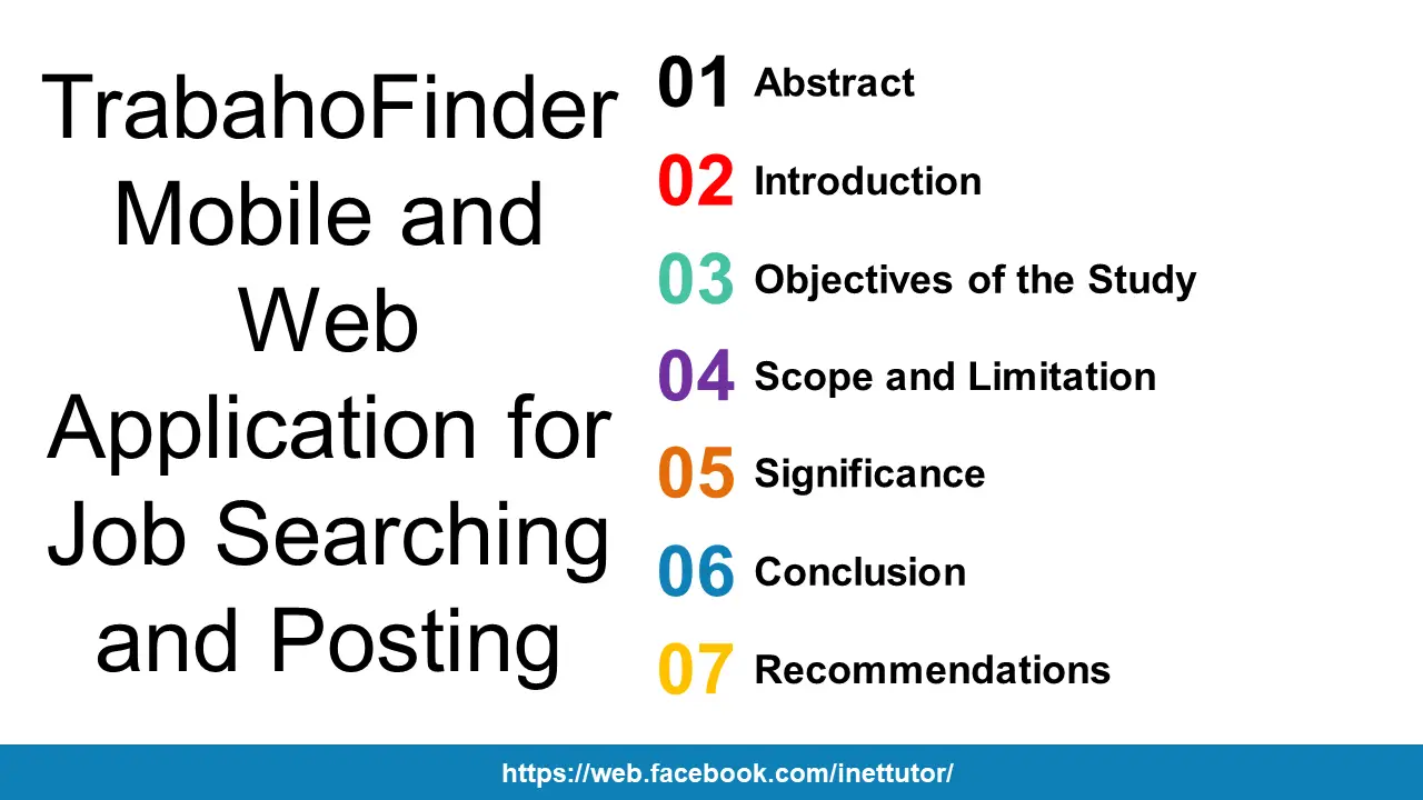 TrabahoFinder Mobile and Web Application for Job Searching and Posting