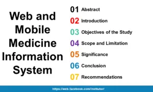 Web and Mobile Medicine Information System Capstone Project