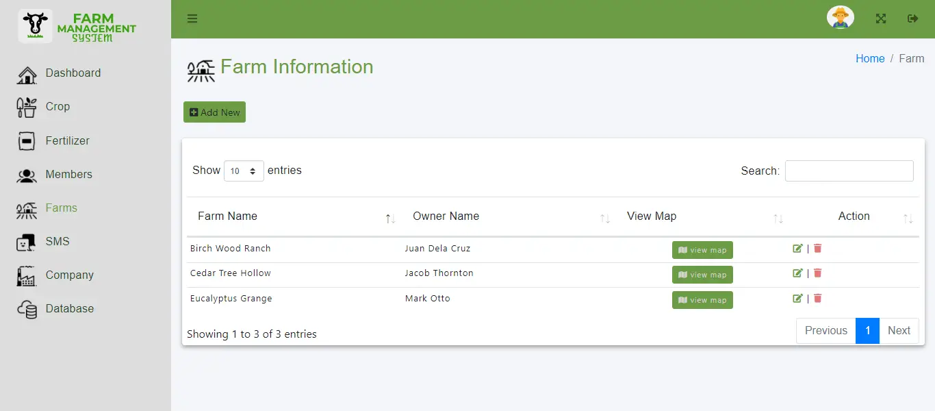 Cloud-Based Farm Management Assistant System Free Bootstrap Source code - Farm Info