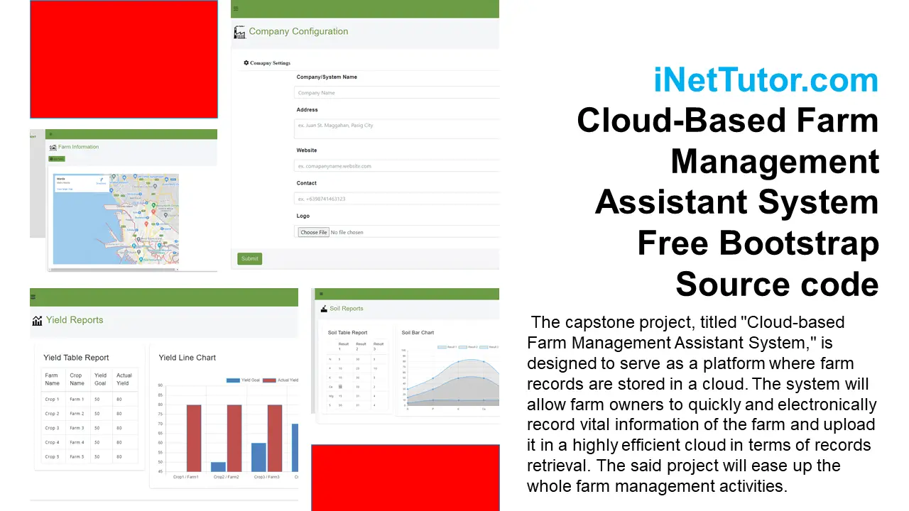 Cloud-Based Farm Management Assistant System Free Bootstrap Source code