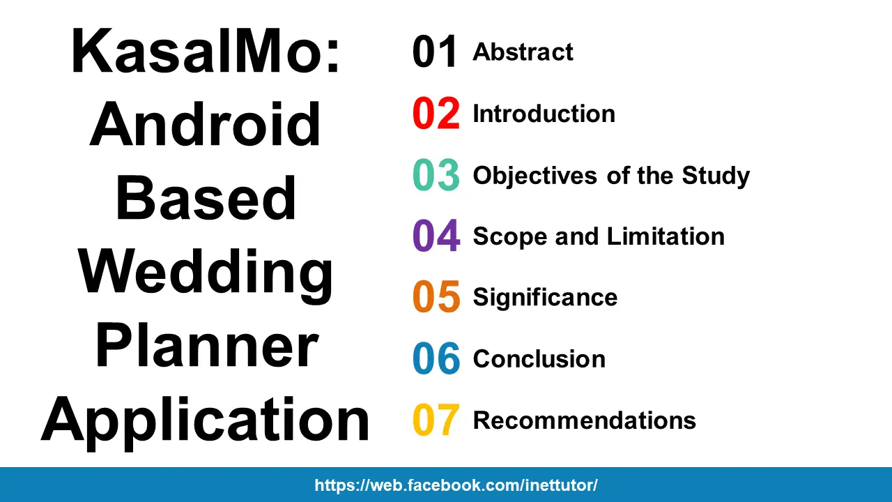 KasalMo Android Based Wedding Planner Application