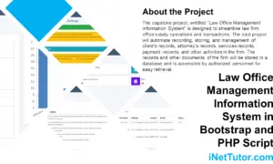 Law Office Management Information System in Bootstrap and PHP Script